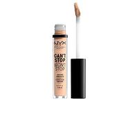 NYX Professional Full Coverage Concealer, 24 Hour Longevity, Can't Stop Won't Stop Contour Makeup Concealer, Matte Finish, Shine Control, Long Lasting, Vegan Formula, Shade: Shade Vanilla