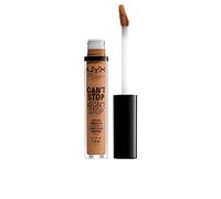 NYX Professional Full Coverage Concealer, 24 Hour Longevity, Can't Stop Won't Stop Contour Makeup Concealer, Matte Finish, Shine Control, Long Lasting, Vegan Formula, Shade: Neutral Tan