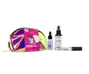 NYX ❤️ Professional Make Up ❤️ Diamond & Ice Glowned Up Glowed Gift Set with Bag