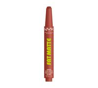 NYX Professional Makeup Fat Oil Matte Lip Click, High-Pigment Creamy Matte Lipstick with Raspberry Oil, 12H Lightweight Non-Drying Formula Lip Balm, Cushion-Soft Pout, Shade: Rose Robe