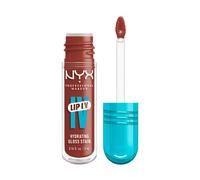 NYX Professional Makeup Lip IV, Hydrating Gloss Stain, Wet High-Shine Finish, Drippin' Nude