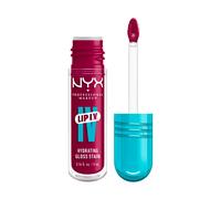 NYX Lip Gloss Professional Makeup Lip IV Lip Stain, 1-Swipe Vitamin-Infused Longwear Color, Hydrating Gloss, Up to 12HR Hydration, High Pigment, Wet Shine Finish, Vegan Formula, Magenta Mist