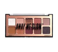 NYX Professional Makeup Away We Glow Eyeshadow Palette - Lovebeam, 21 g
