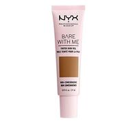 NYX Professional Makeup Bare With Me Tinted Skin Veil, BB Cream, Hydrating Aloe and Cucumber Extract, Skincare Inspired, Light Coverage, Cinnamon Mahogany