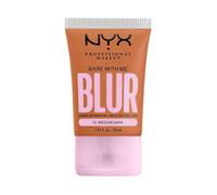 NYX Professional Makeup Blurring Tint Foundation, Medium Coverage, Matte Finish, With Niacinamide, Matcha and Glycerin, 12 Hours Hydrating, Bare With Me Blur, 30 ml, Shade: Medium Dark