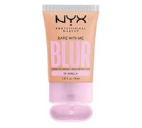 NYX Professional Makeup Blurring Tint Foundation, Medium Coverage, Matte Finish, With Niacinamide, Matcha and Glycerin, 12 Hours Hydrating, Bare With Me Blur, 30 ml, Shade: Vanilla