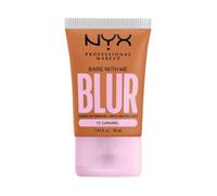 NYX Professional Makeup Blurring Tint Foundation, Medium Coverage, Matte Finish, With Niacinamide, Matcha and Glycerin, 12 Hours Hydrating, Bare With Me Blur, 30 ml, Shade: Caramel