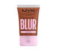 NYX Professional Makeup Blurring Tint Foundation, Medium Coverage, Matte Finish, With Niacinamide, Matcha and Glycerin, 12 Hours Hydrating, Bare With Me Blur, 30 ml, Shade: Nutmeg