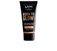 NYX Professional Makeup Born to Glow Radiant Foundation, Iridescent Finish, Buildable Medium Coverage, Vegan Formula, Shade: Natural