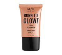 NYX Professional Makeup Born to Glow Liquid Illuminator, Liquid Shimmer Makeup, Highlighter, Foundation Base, Vegan Formula, Shade: Gleam
