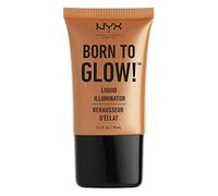 NYX Professional Makeup Born to Glow Liquid Illuminator, Liquid Shimmer Makeup, Highlighter, Foundation Base, Vegan Formula, Shade: Pure Gold
