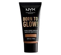 NYX PROFESSIONAL MAKEUP Born To Glow! Naturally Radiant Foundation, Fluid, Foundation, Radiant, Honey
