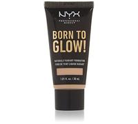 NYX PROFESSIONAL MAKEUP Born To Glow Naturally Radiant Foundation, Medium Coverage - Porcelain