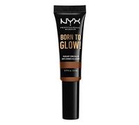 NYX Professional Makeup Born to Glow Radiant Concealer, Iridescent Finish, Reduces Under Eye Circles, Highlight and Contour, Vegan Formula, Shade: Cappuccino
