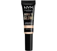 NYX Professional Makeup Born to Glow Radiant Concealer, Iridescent Finish, Reduces Under Eye Circles, Highlight and Contour, Vegan Formula, Shade: Fair