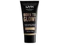 NYX Professional Makeup Born to Glow Radiant Foundation, Iridescent Finish, Buildable Medium Coverage, Vegan Formula