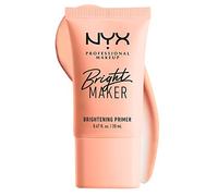 NYX Professional Makeup Bright Maker Primer, Makeup Primer Base, Brightening Primer with Papaya Extract & Skin Conditioners, Mica Infused for Soft Shimmer, Vegan Formula, 20 ml