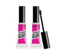 NYX Professional Makeup Brow Glue, Instant Brow Styler, Laminated Brow look, Pack of 2, Clear