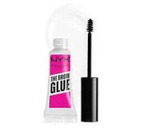 NYX Professional Makeup Brow Gel, The Brow Glue, Tinted Eye Brow Gel, Instant Brow Styler for Laminated Brow Look with 24 Hour Extreme Hold, Non-Sticky and Transparent, Clear