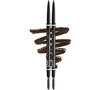 NYX Professional Makeup Micro Brow Pencil, Dual Ended with Mechanical Brow Pencil and Spoolie Brush, Pack of 2, Shade: Espresso