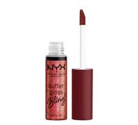 NYX PROFESSIONAL MAKEUP Butter Gloss Bling Lip Gloss, Non Sticky and Shiny Vegan Lip Makeup - Big Spender