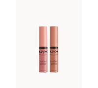 NYX Professional Makeup Butter Gloss Lip Gloss Duo - Madeleine and Tiramisu (Worth £14.98)
