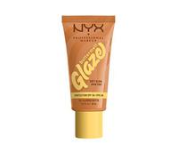 NYX Professional Makeup Buttermelt Glaze Soft Glow Skin Tint + SPF/FPS 30 Foundation (Various Shades) - Hazelnut