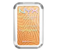 NYX Professional Makeup Buttermelt Highlighter, Powder Highlighter, 12 HR Wear, Fade & Transfer Resistant, Buildable, High Impact Glow, Butta Bling, 1 Count