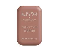 NYX PROFESSIONAL MAKEUP Buttermelt Powder Bronzer, 12H Wear, Fade & Transfer Resistant, Butta Than U, Women Butta Than U