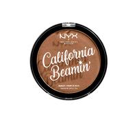 NYX Professional Makeup California Beamin' Face and Body Bronzer, Shimmery Pressed Powder, Large Format, Vegan Formula, Satin Finish, 14 g, Shade: Sunset Vibes