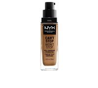 NYX Professional Makeup Can't Stop Won't Stop Full Coverage Foundation, Long Lasting, Waterproof, Vegan Formula, Matte Finish, Shade: Golden