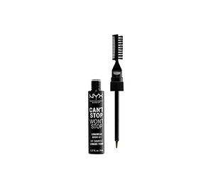 NYX PROFESSIONAL MAKEUP Can't Stop Won't Stop Longwear Brow Kit, Ash Brown, 0.27 Fluid Ounce