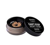 NYX Professional Makeup Can't Stop Won't Stop Setting Powder, Loose Format, Smooth, Matte, Fresh Looking Finish, Oil Absorbing, Vegan Formula, Shade: Medium
