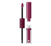 NYX Professional Makeup, Coloured Lip gloss, Ultra pigmented formula that lasts up to 16 hours, Shine Loud High Pigment Lip Shine, Shade: In Charge