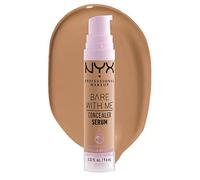 NYX Professional Makeup Concealer Serum, Combats Dark Circles, Acne, Redness and Irritation, 24 Hours of Hydration, Medium Coverage, Bare With Me, Sand, 9.6ml