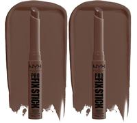 NYX Professional Makeup Correcting Concealer Stick, Covers Blemishes, Dark Spots and Discolouration, 12H Wear, Vegan Formula, Pro Fix Stick, Deep Walnut (Pack of 2)