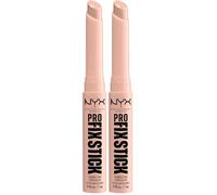 NYX Professional Makeup Correcting Concealer Stick, Covers Blemishes, Dark Spots and Discolouration, 12H Wear, Infused with Hyaluronic Acid, Vegan Formula, Pro Fix Stick, Pink (Pack of 2)