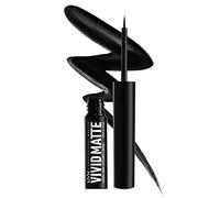 NYX Professional Makeup Eyeliner, Ultra-Pigmented Liquid Liner, Intense Matte Finish, Fade- and Transfer-Proof, Vivid Matte, New Formula, Shade: Black