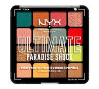 NYX Professional Makeup Eyeshadow Palette Ultimate Shadow: Paradise Shock | 16 Vibrant True-To-Pan Shades, Metallics, Shimmers, Colours, Nudes, Pressed Pigments, Vegan
