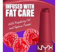 NYX Professional Makeup Fat Matte Smooth Color Lipstick 2g (Various Shades) - Plushin' Plum