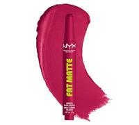 NYX Professional Makeup Fat Matte Smooth Color Lipstick, Creamy Feel, Lip-Smoothing Finish, Shade: 14 Hibiscus Hug
