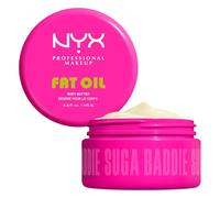 NYX Body Butter, Fat Oil Whipped Body Moisturiser - Suga Baddie, Transparent High-Shine Finish, 24hr Hydration with Shea Butter & Avocado Oil, Fast Absorbing, Vegan