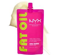 NYX Body Lotion, Fat Oil Lightweight Hand & Body Moisturiser, 24hr Hydration with Avocado Oil, Fast Absorbing Non-Greasy Formula, Travel Size On-The-Go Pouch, Vegan - Suga Baddie