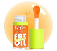 NYX Professional Makeup Fat Oil Chillz Shine & Hydration, Citrus Chiller | Lip Oil Hybrid, Non-Sticky Finish, Vegan & Cruelty-Free Formula, Provides Shine and Hydration, 8ml
