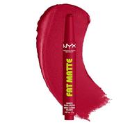 NYX Professional Makeup Fat Matte Smooth Color Lipstick, Creamy Feel, Lip-Smoothing Finish, Shade: 17 Scarlett Snuggles