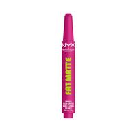 NYX Professional Makeup Fat Matte Smooth Color Lipstick, Creamy Feel, Lip-Smoothing Finish, Shade: 13 Fluffy Fuchsia