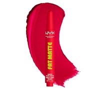 NYX Professional Makeup Fat Matte Smooth Color Lipstick, Creamy Feel, Lip-Smoothing Finish, Shade: 15 Fuzzy Flame