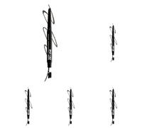 NYX Professional Makeup, Fill & Fluff Eyebrow Pomade Pencil, Creamy Pomade Formula, Precise Tip, Paddle Brush for Blending, Ash Brown (Pack of 5)