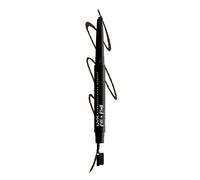 NYX Professional Makeup, Fill & Fluff Eyebrow Pomade Pencil, Creamy Pomade Formula, Precise Tip, Paddle Brush for Blending, Dual Ended Fill & Fluff Eyebrow, Espresso
