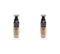 NYX Professional Makeup Foundation Can't Stop Won't Stop Matte Shade: Buff (Pack of 2)